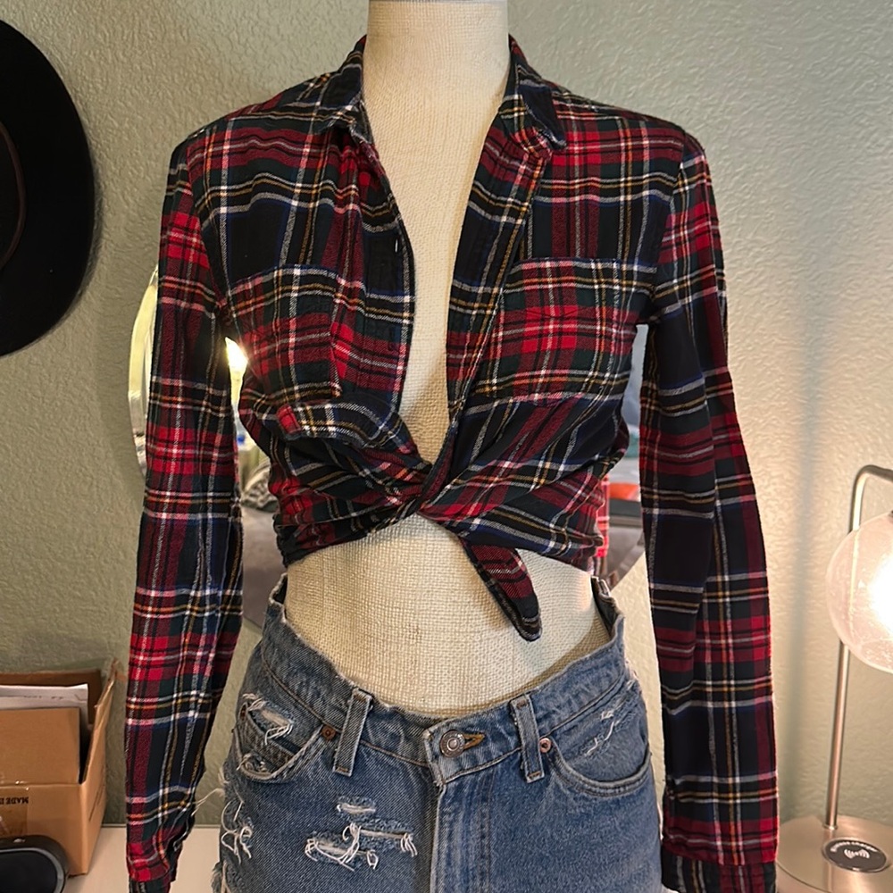 BDG FLANNEL BUTTON UP
